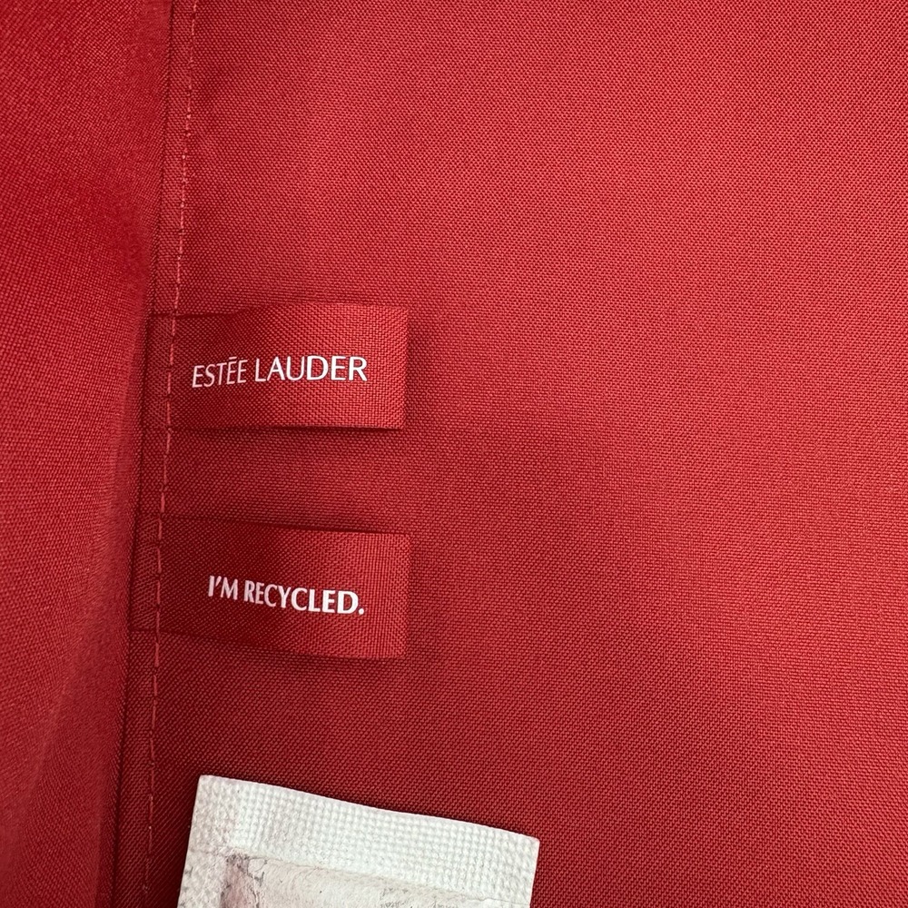2024 Estee Lauder Red Velvet Limited Ed Holiday Beauty Box CASE ONLY‎ Bow Handle - Picture 7 of 9